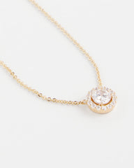 Chico's On Sale - Gold Tone Drop Stone Necklace