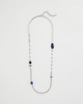 Chico's Discount - Blue Accent Long Single Strand Necklace