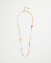 Chico's Sale - Pink Accent Long Single Strand Necklace