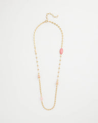 Chico's Sale - Pink Accent Long Single Strand Necklace