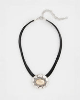 Chico's Outlet - Mixed Metal Pendant Necklace