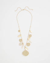 Chico's Discount - Gold Long Single Strand Necklace
