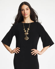 Chico's Discount - Gold Long Single Strand Necklace