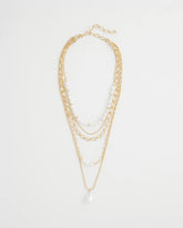 Chico's Convertible Pearl Multistrand Necklace