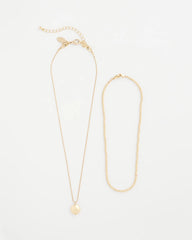 Chico's Outlet - Goldtone Convertible Pendant Necklace