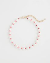 Chico's Discount - Short Pearl Pink Necklace