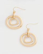 Chico's US - Gold Tone Drop Pendant Earrings