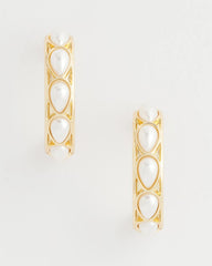 Chico's On Sale - No Droop® Faux Pearl Hoop Earrings