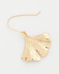 Chico's Discount - Ginkgo Leaf Fishwire Earrings