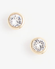 Chico's On Sale - Gold Tone Crystal Stud Earrings