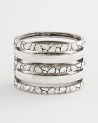 Chico's Discount - Silver Island Metals Cuff Bracelet