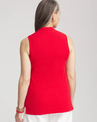 Chico's Online - Textured Sleeveless V-Neck Tunic