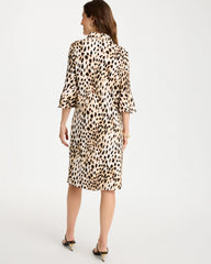 Chico's US - Ponte Knit Flounce Sleeve Dress