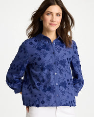 Chico's For Sale - 3D Floral Embroidered Top