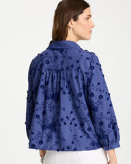 Chico's For Sale - 3D Floral Embroidered Top