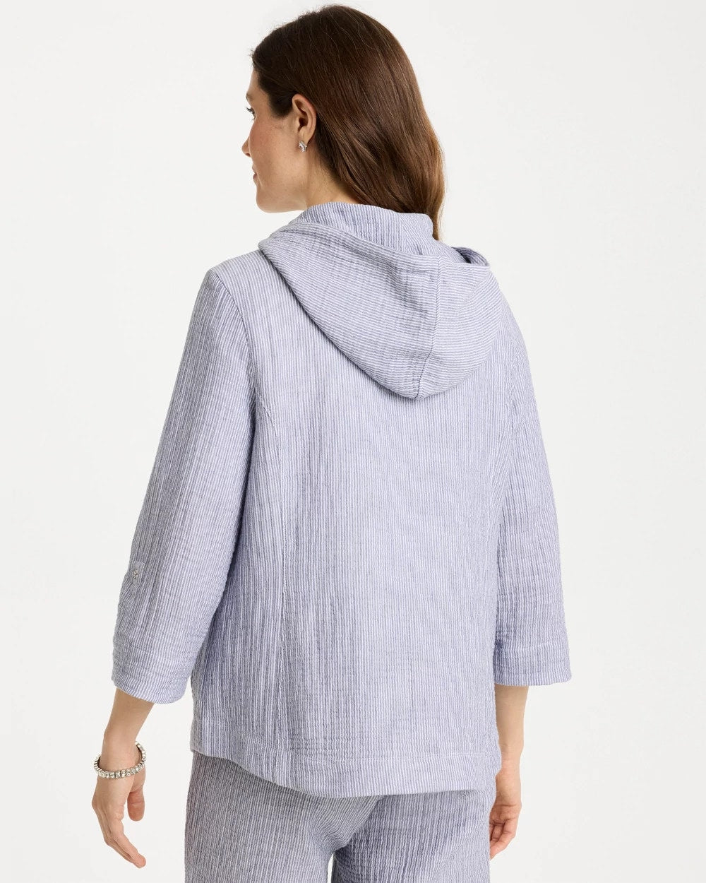 Chico's Outlet - Zenergy® Striped Gauze Jacket