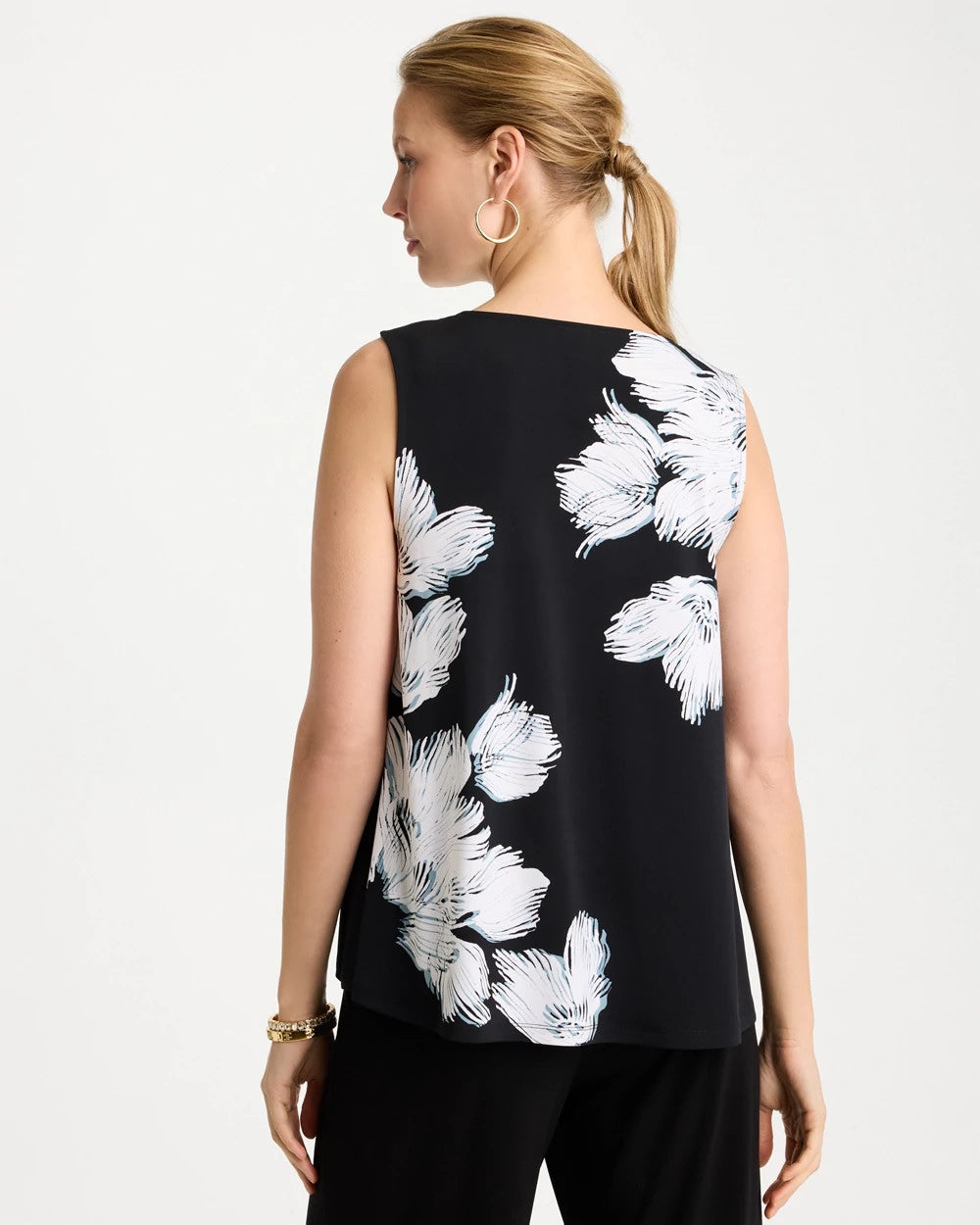 Chico's Online - Travelers™ Knit Abstract Floral Swing Tank