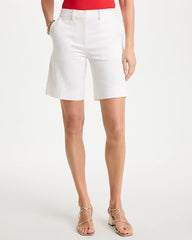 Chico's Discount - Emme Fly Front Sateen Shorts