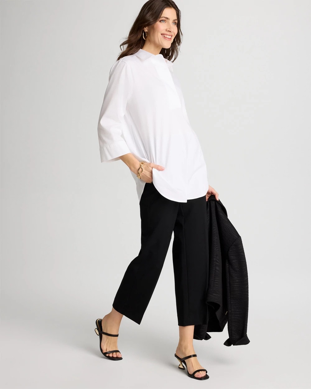 Chico's Sale - Juliet Lightweight Straight Crop Pants