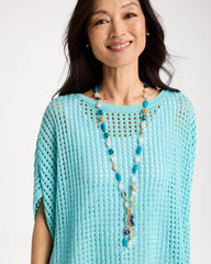 Chico's On Sale - Convertible Turquoise Fish Charm Necklace