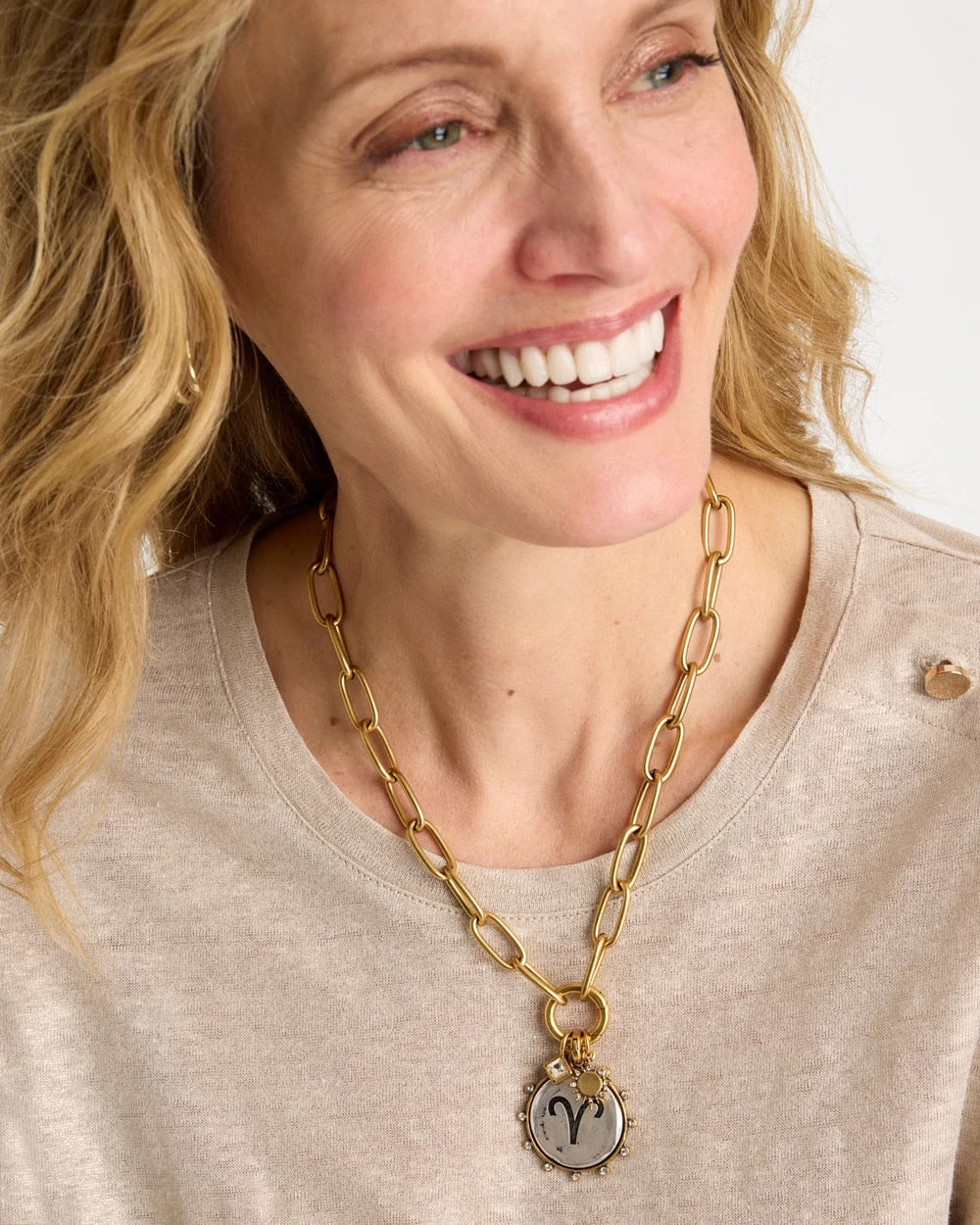 Chico's Online - Golden Charm Link Necklace