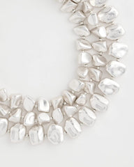 Chico's US - Chunky Silver Multi-Strand Necklace