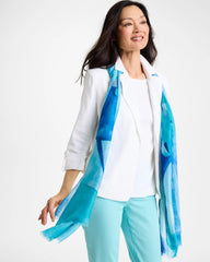 Chico's Discount - Sea Spray Oblong Scarf