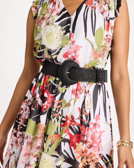 Chico's On Sale - Raffia Wrapped Stretch Belt