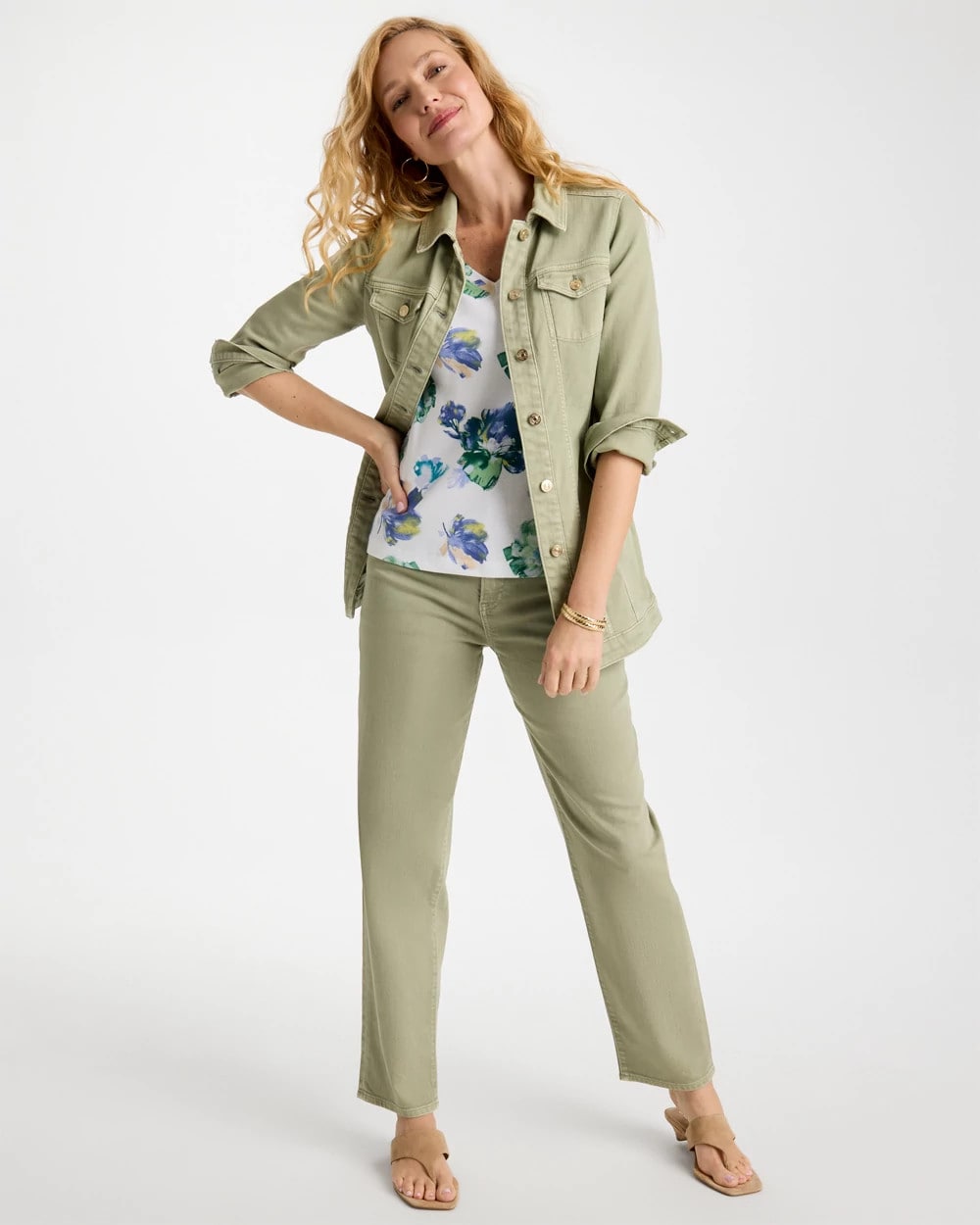 Chico's Outlet - Boyfriend Relaxed Crop Jeans