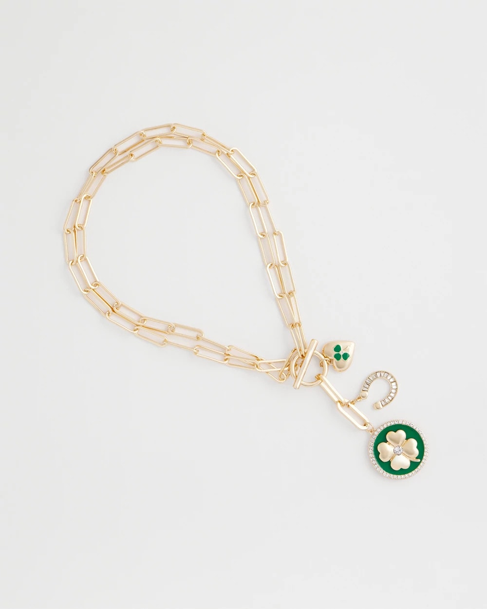 Chico's / Lucky Charm Twice As Nice Necklace