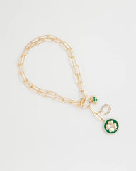 Chico's / Lucky Charm Twice As Nice Necklace