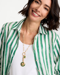 Chico's / Lucky Charm Twice As Nice Necklace