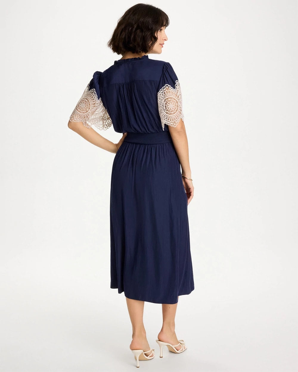 Chico's Outlet - Sea Island Crinkled Midi Dress