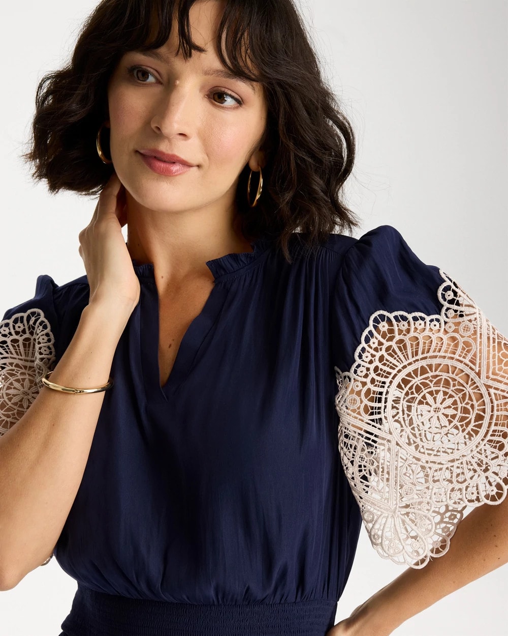 Chico's Outlet - Sea Island Crinkled Midi Dress