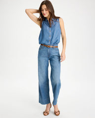Chico's US - Tencel Denim Sleeveless Shirt