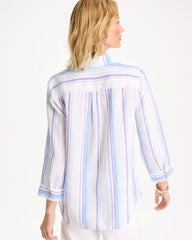 Chico's Discount - No Iron™ Linen Striped Shirt