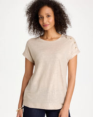 Chico's Outlet - Foiled Linen Button Tunic