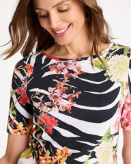 Chico's For Sale - Pima Cotton Elbow-Sleeve Tee