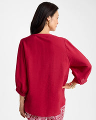 Chico's Tie-Front Top