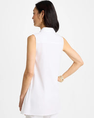 Chico's Outlet - Poplin Cotton Collared Tunic