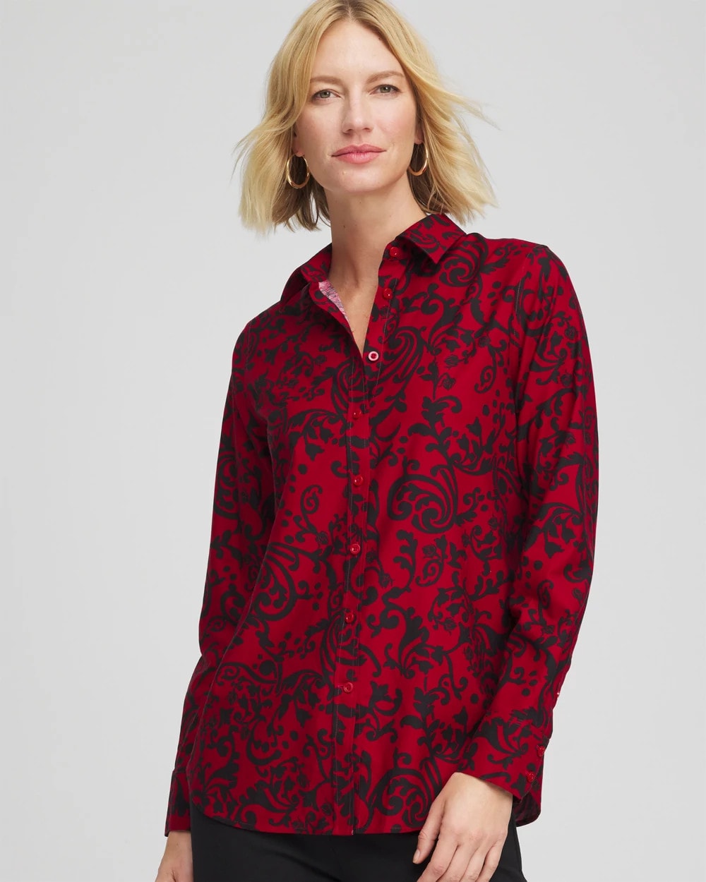 Chico's / No Iron™ Vinstra Scrolls Shirt