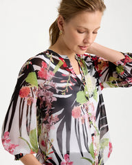 Chico's Sale - Georgette Lightweight Printed Blouse