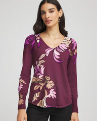 Chico's Outlet - Ella V-Neck Artisanal Pullover Sweater