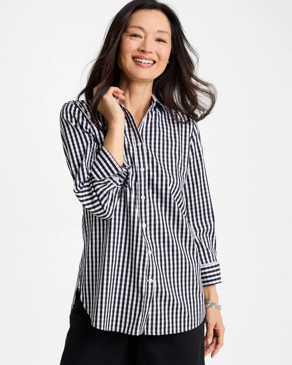 Chico's Online - No Iron™ Stretch Gingham Shirt
