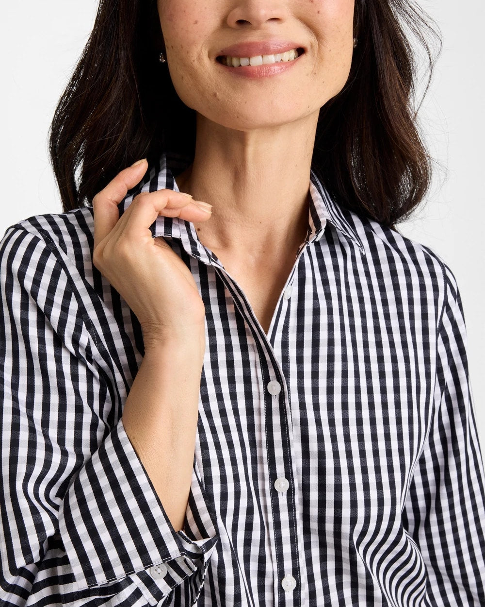 Chico's Online - No Iron™ Stretch Gingham Shirt