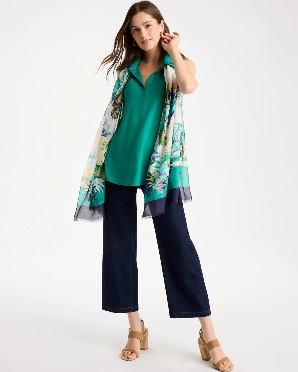 Chico's Discount - Collared Tunic Tank