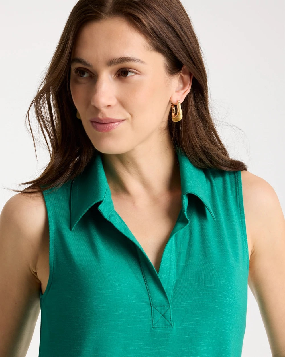 Chico's Discount - Collared Tunic Tank