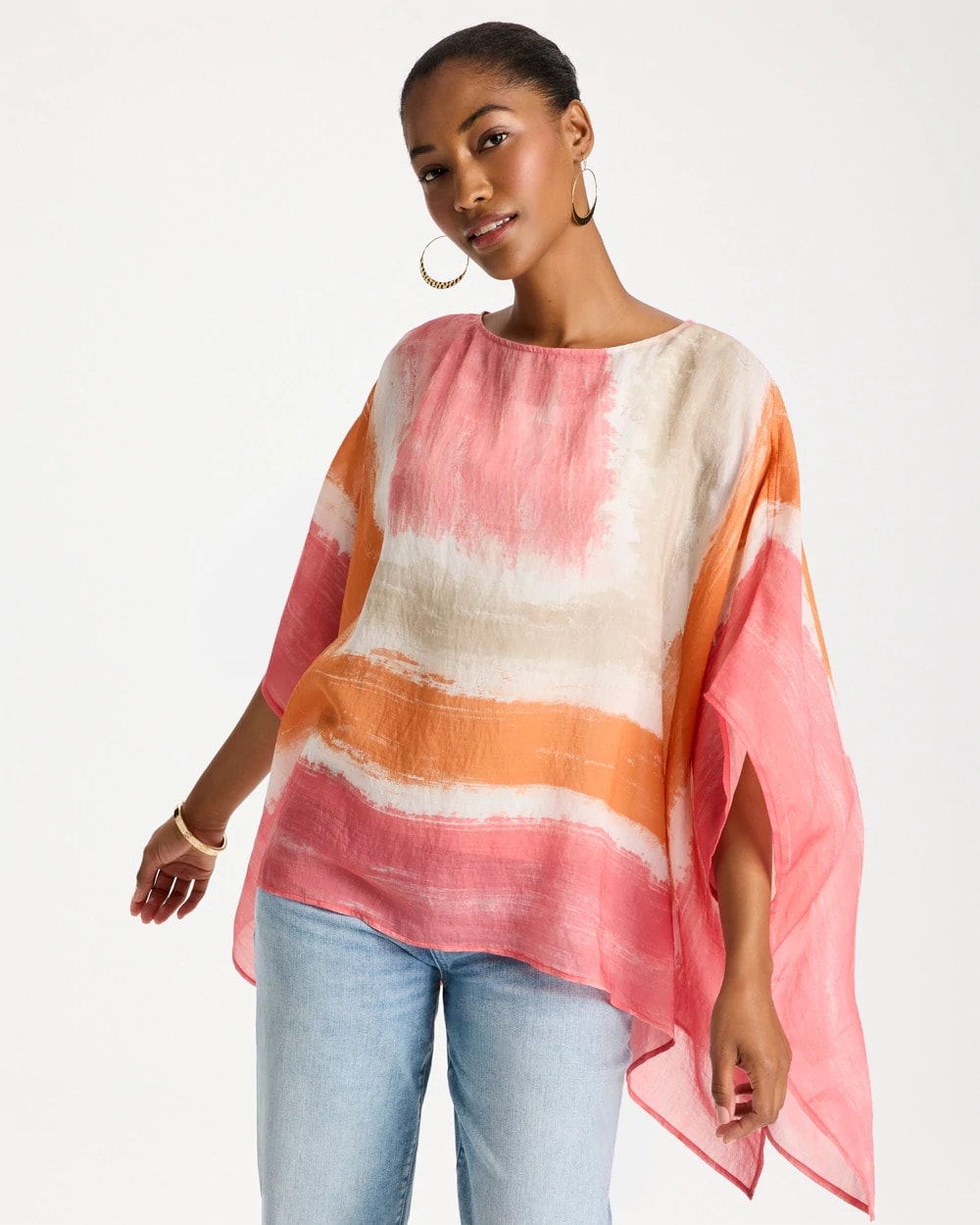 Chico's Discount - Printed Poncho