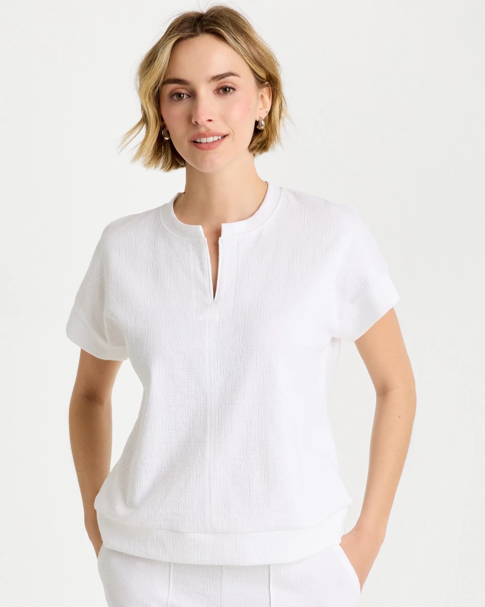 Chico's Sale - Zenergy® Crosshatch Knit Top