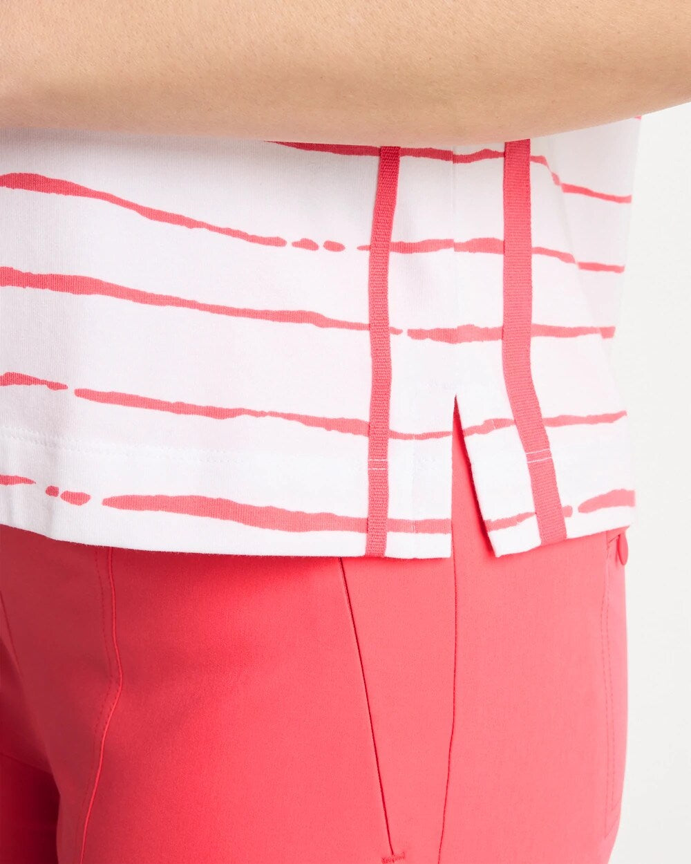 Chico's Sale - Zenergy® UPF Striped Dolman Tee